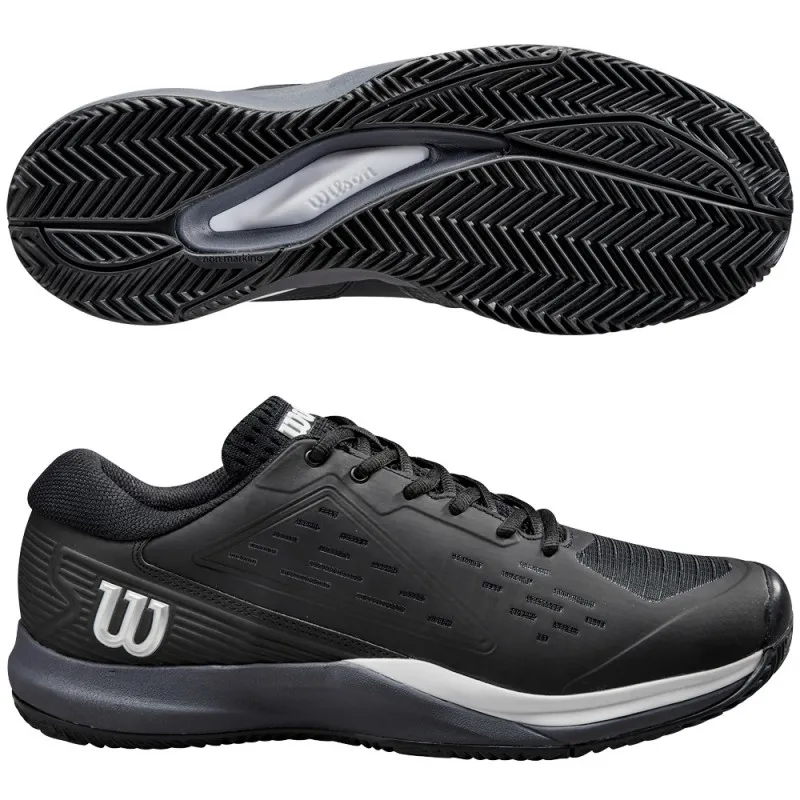 zapatillas Wilson Rush Pro Ace Clay black hombre blue 2024