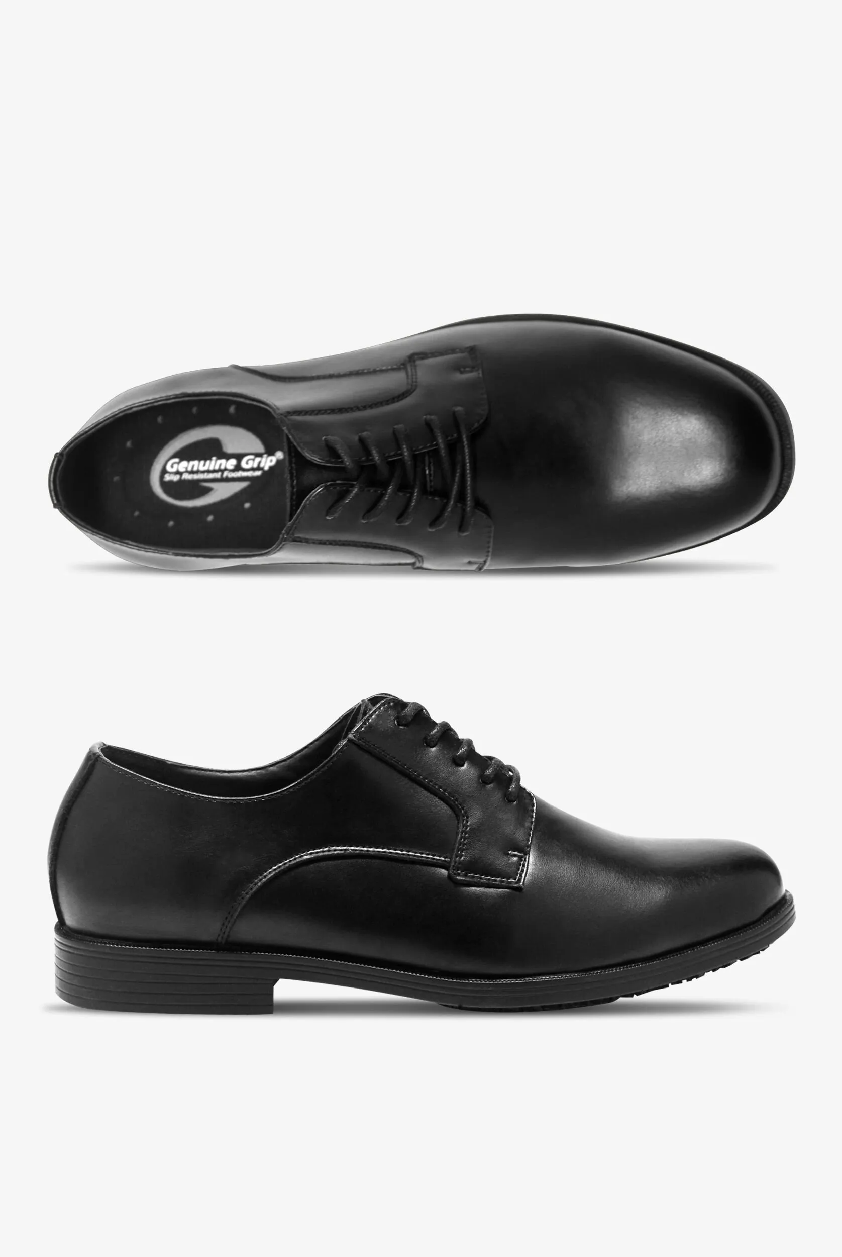 Zapatos antideslizantes de gastronomía Genuine Grip con cordones para hombre