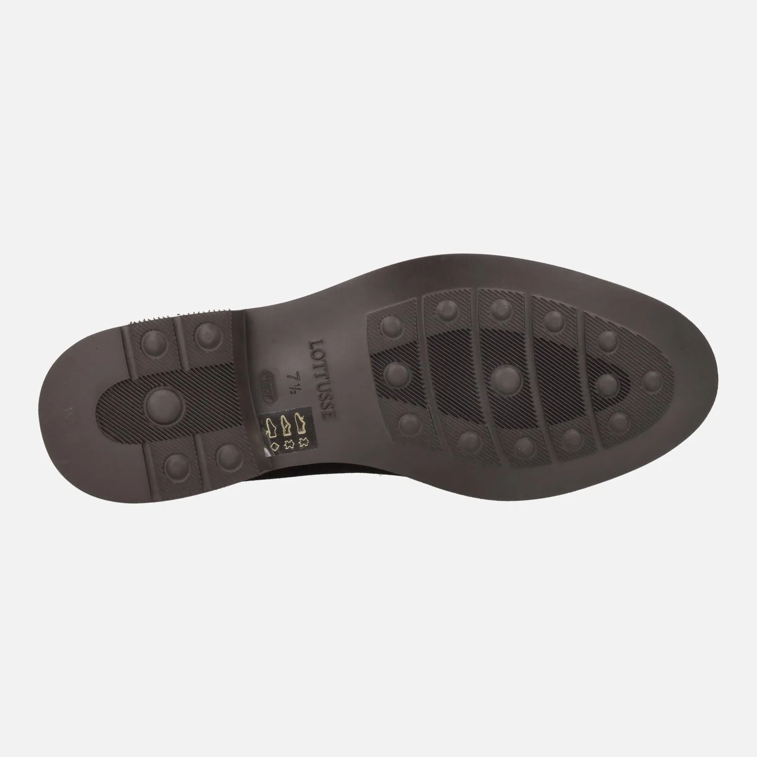 Zapatos blucher de cordones para hombre Baltimore en ante moka