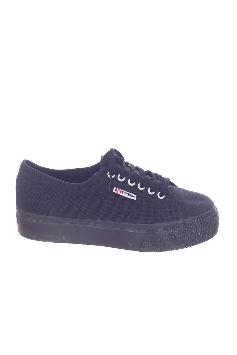 ZAPATOS COLOR NEGRO  SUPERGA