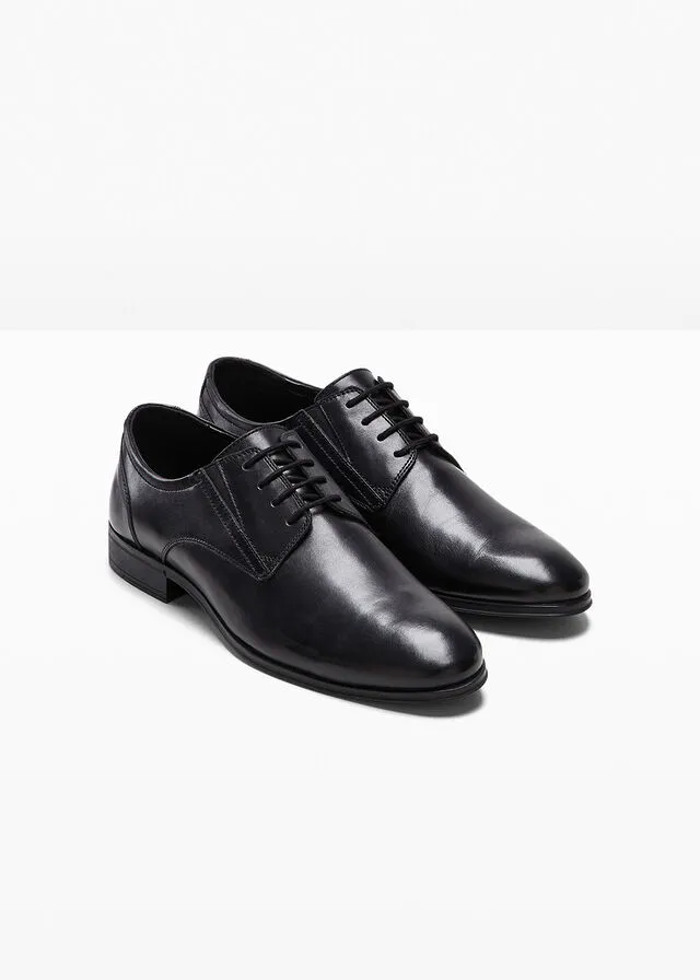 Zapatos con cordones Negro
