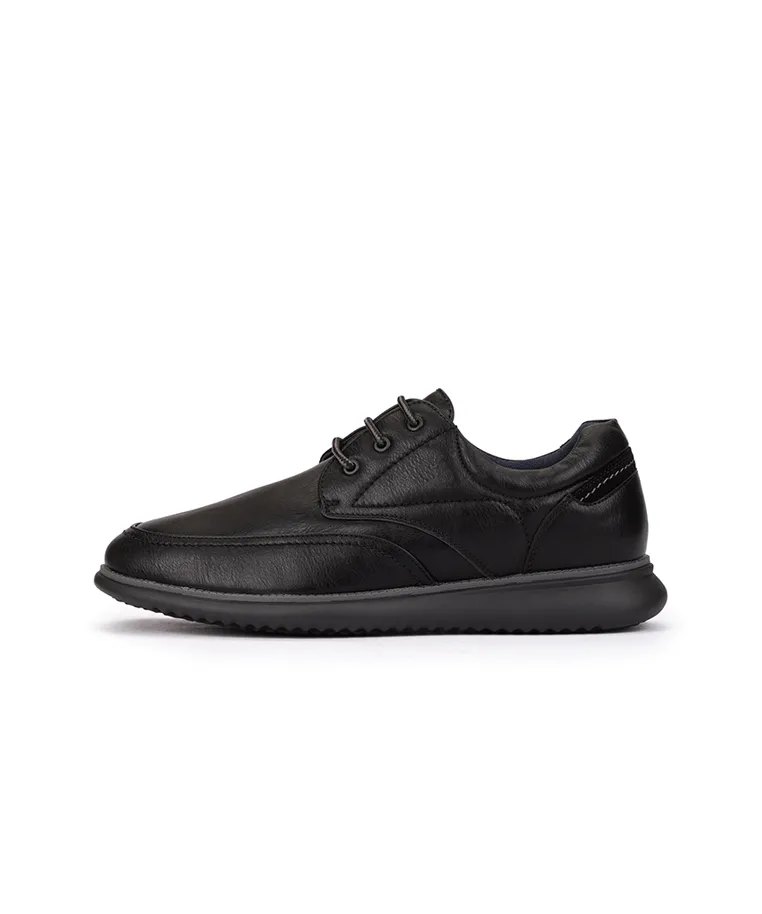 Zapatos confort de Cordones Negro Hombre