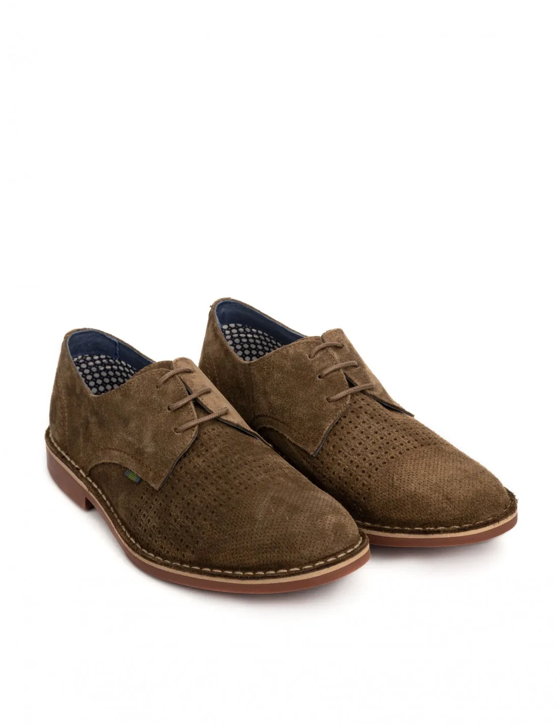 Zapatos Cordones Marrón Suela Roja