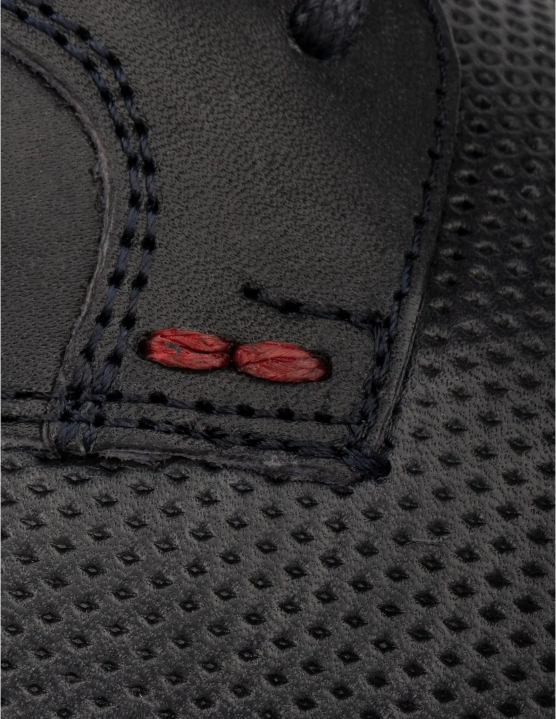 Zapatos Cordones Piel Azul Marino