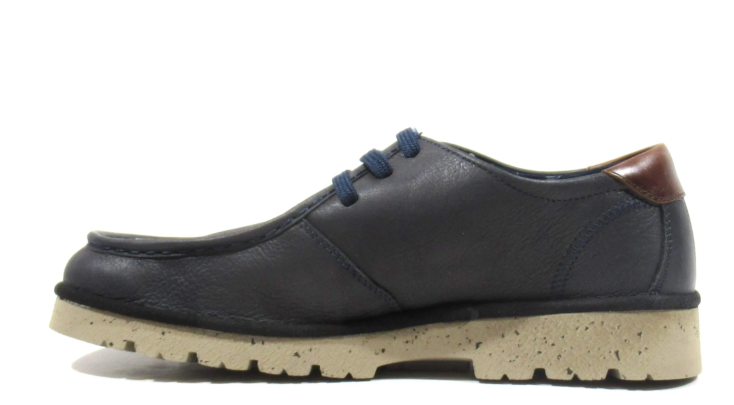 Zapatos de cordones con bordón para hombre