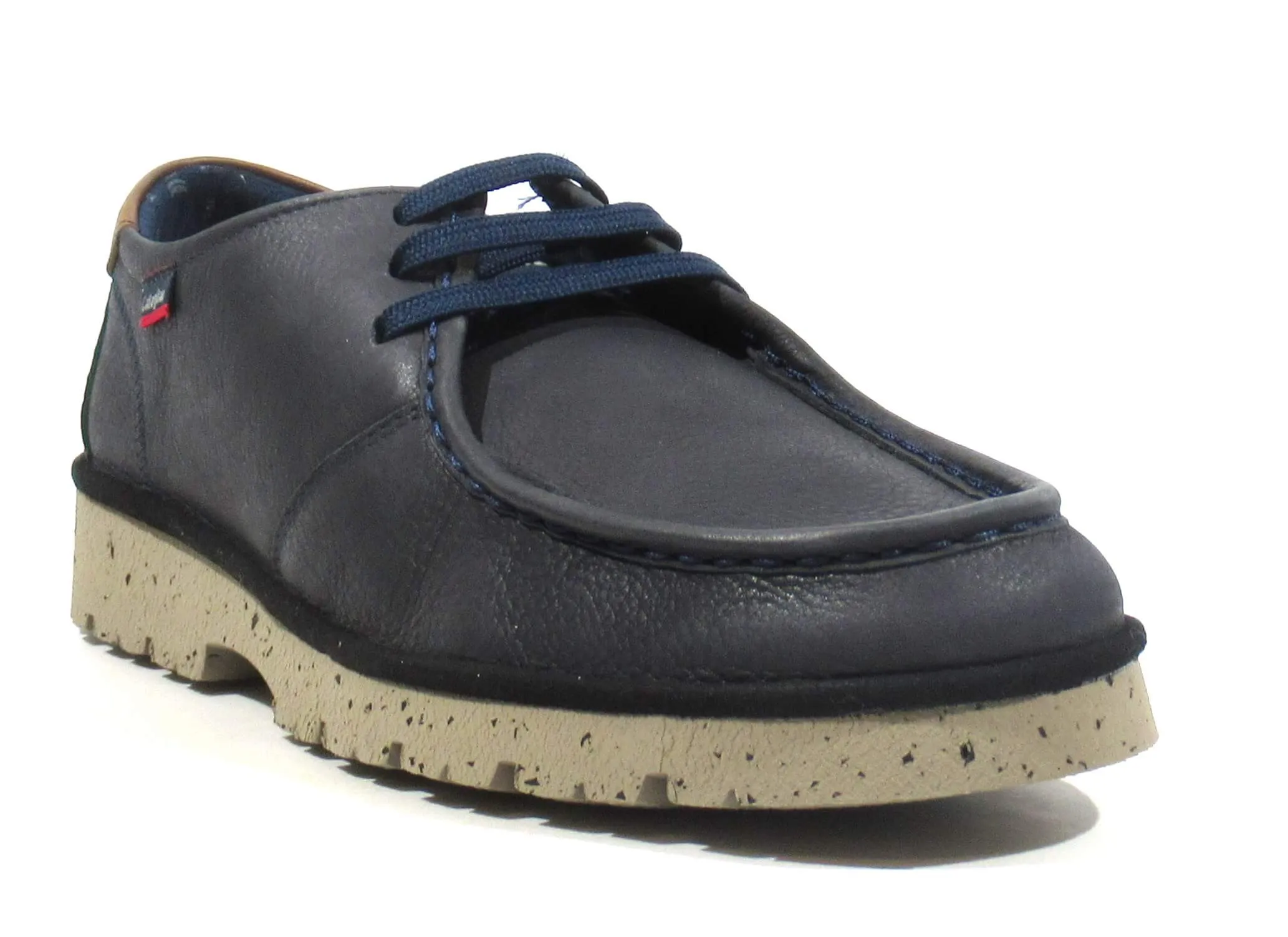 Zapatos de cordones con bordón para hombre