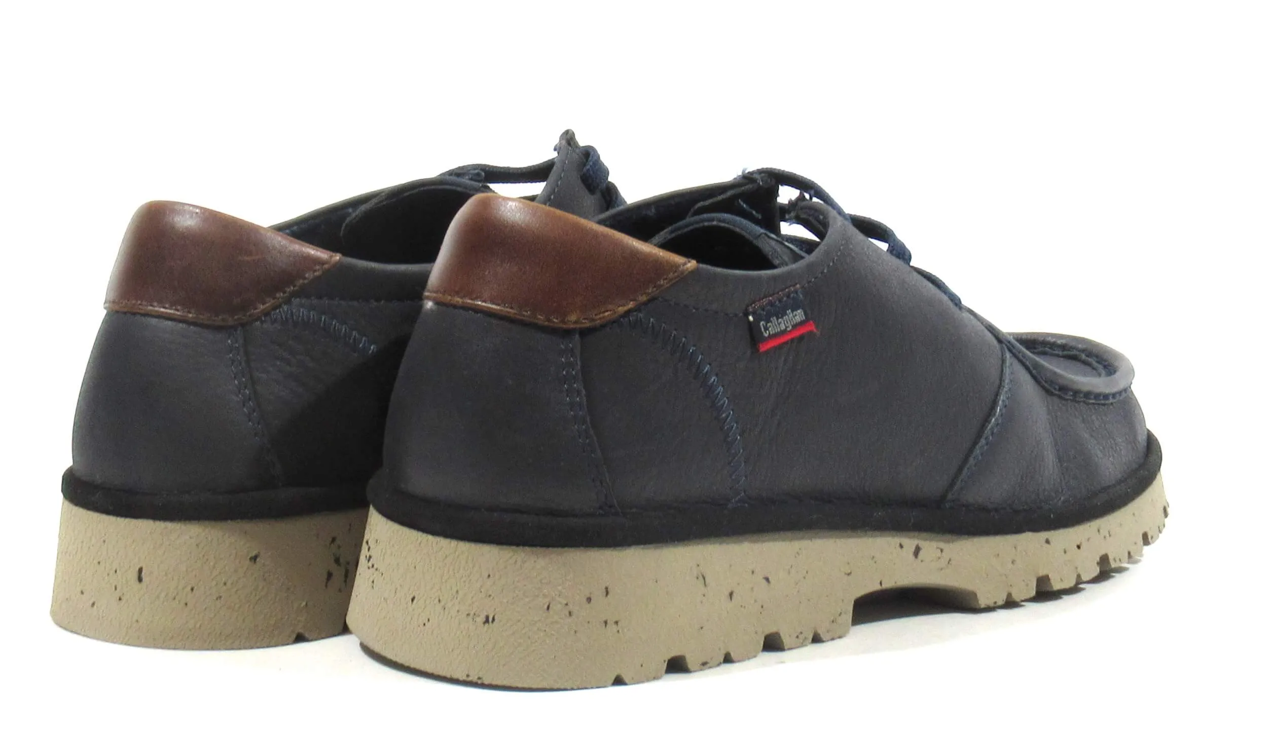 Zapatos de cordones con bordón para hombre