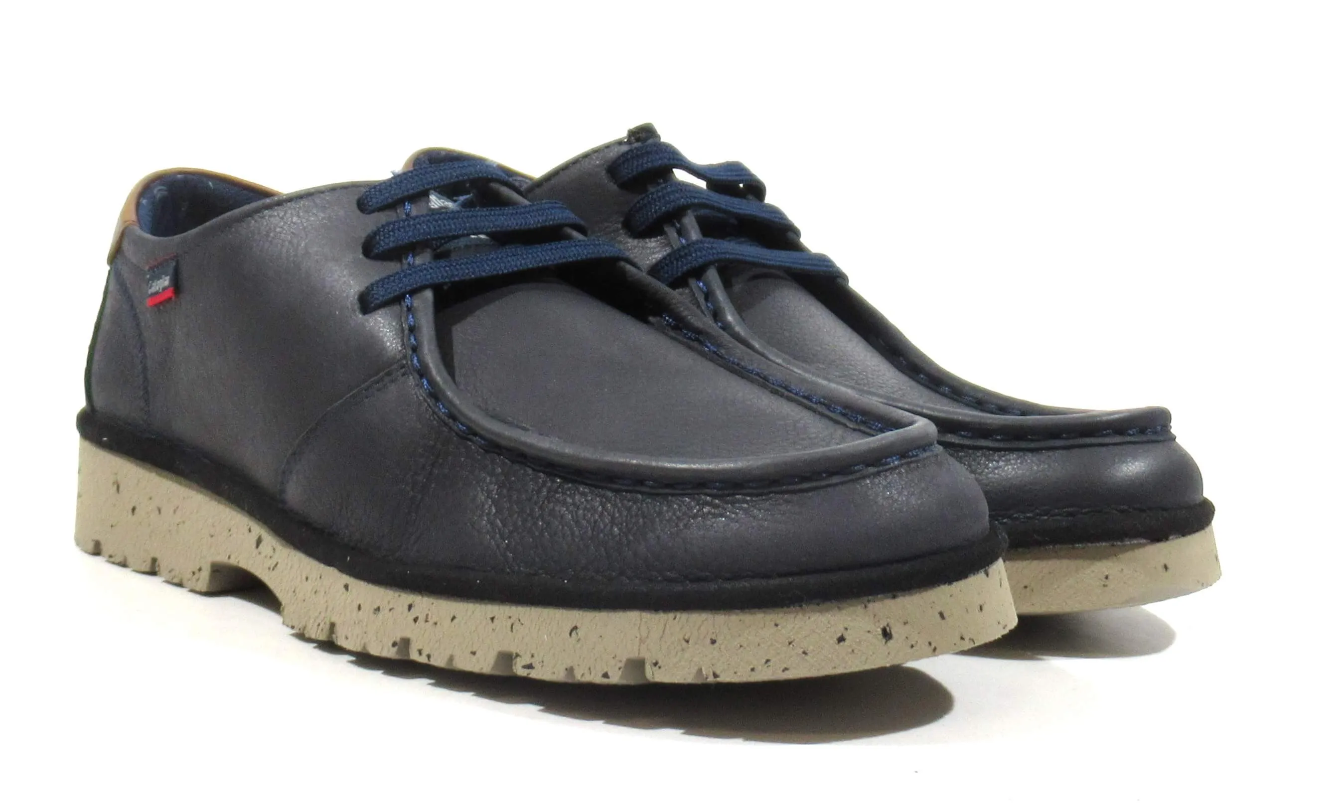 Zapatos de cordones con bordón para hombre