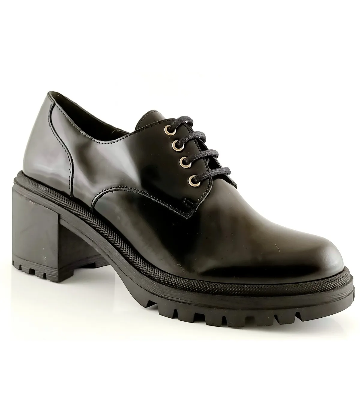Zapatos de cordones con tacón