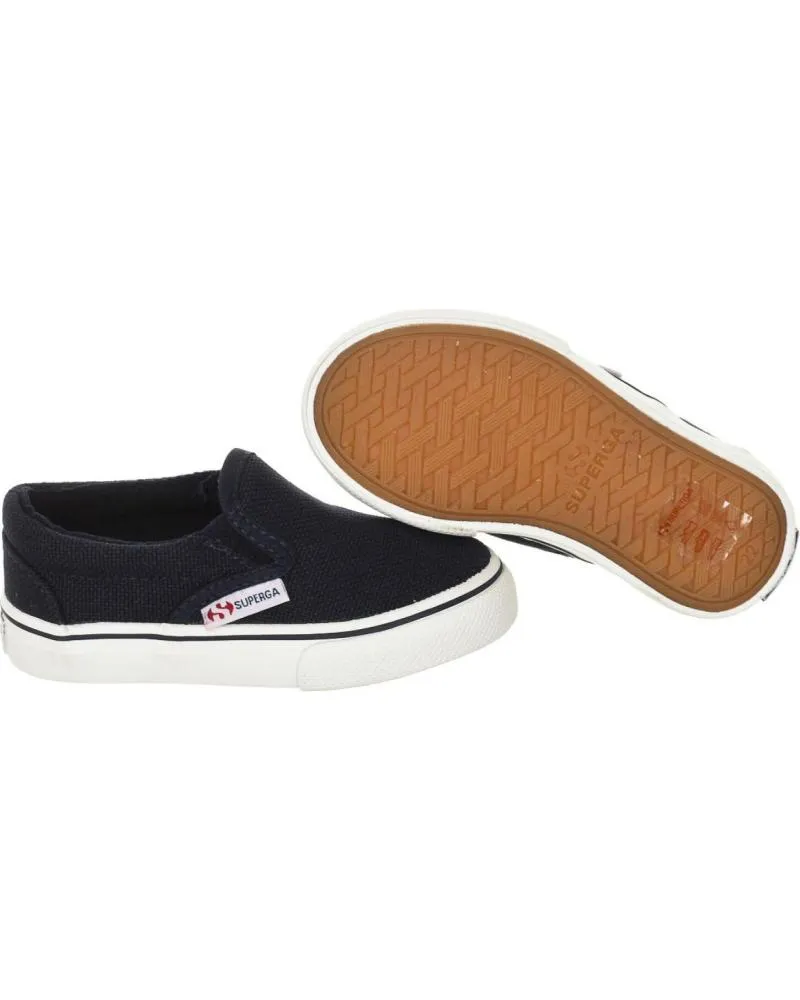 Zapatos de Niño SUPERGA ZAPATILLAS DEPORTIVAS S009NB0 UNISEX INFANTIL AZUL MARINO