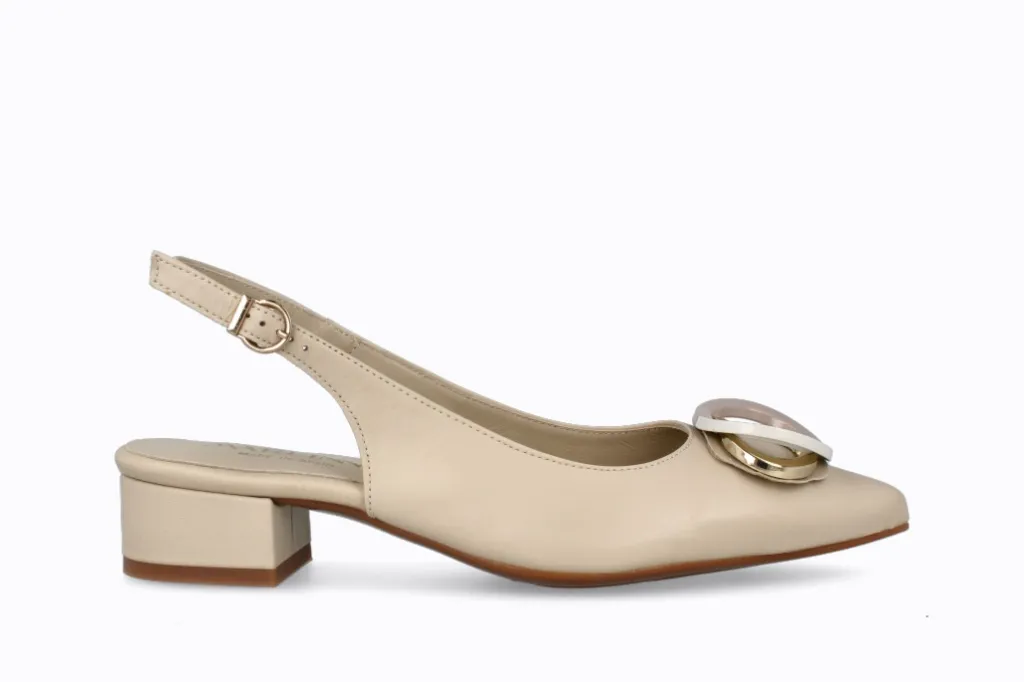 ZAPATOS TACÓN FLORENCIA BEIG